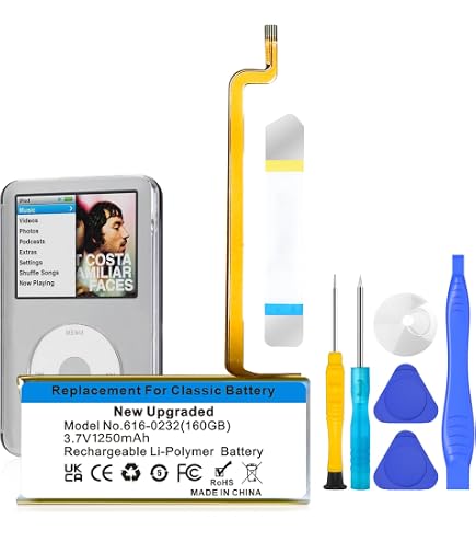 NuFix Battery Replacement Kit for iPod Touch 6th Gen A1574 020